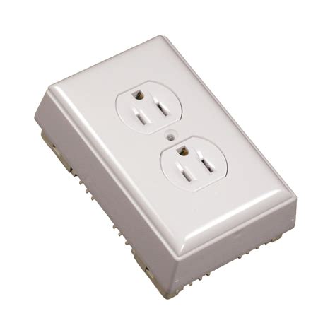 non-metallic duplex receptacle box|duplex receptacle outlet box.